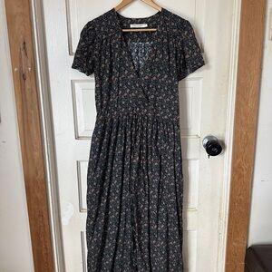 Christy Dawn Indigo Floral Dawn Dress